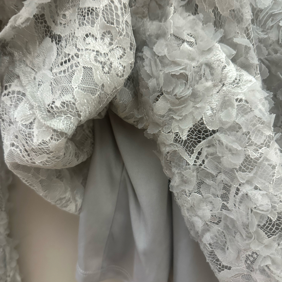 Anthropologie Gray Rose Sweater - Picture 3 of 6